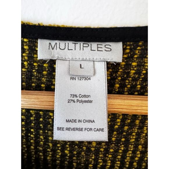 Womens Multiples Pullover Long Sleeve Shirt Top Unique Buttons Lagenlook Sz M L - Picture 7 of 8